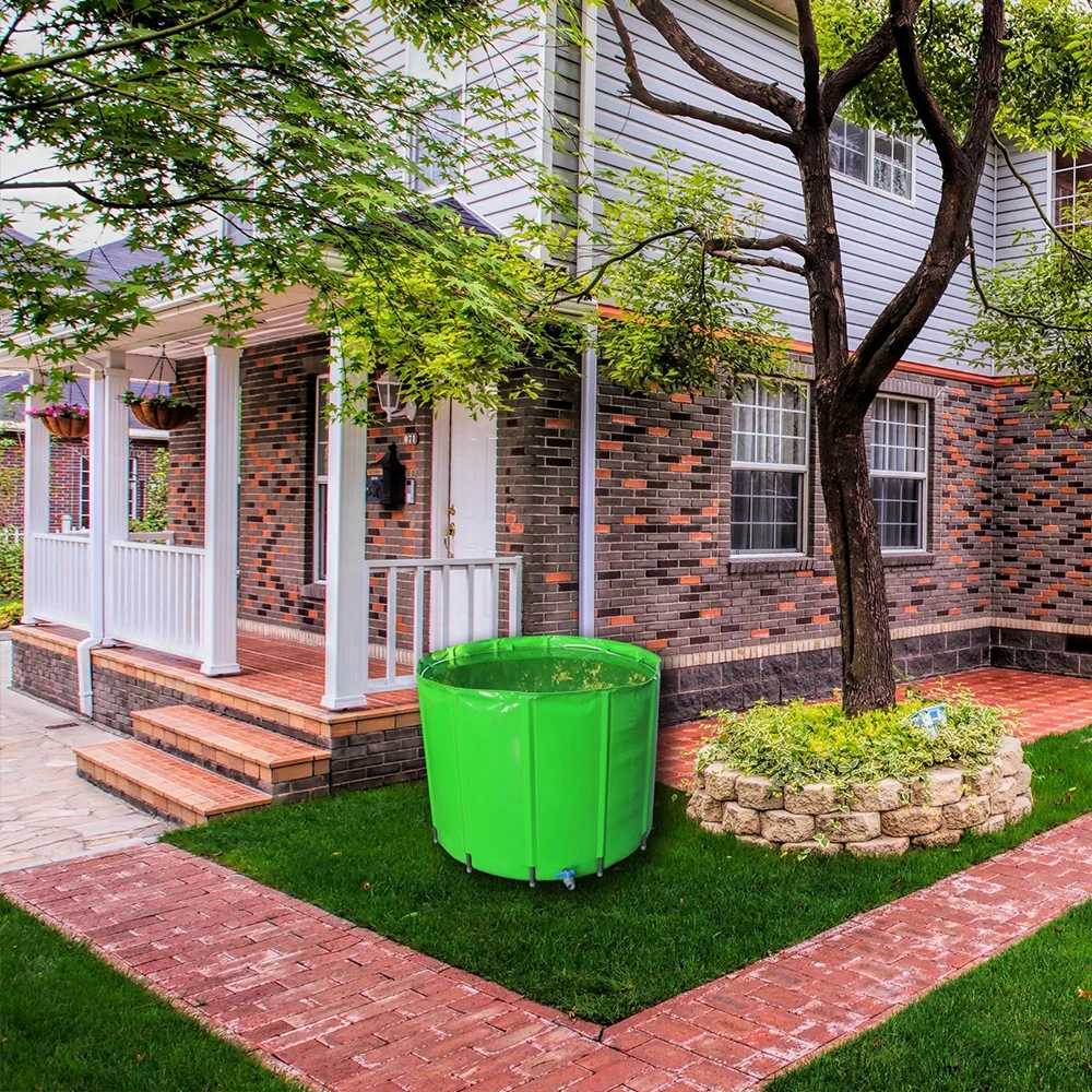 Uland outdoor garden use water storage folding rain barrel water collector portable for car washing irrigation