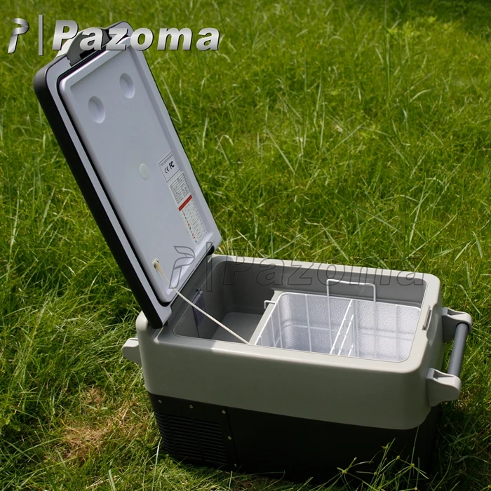  Напитков портативныое DC 12V/24V 30L Бесшумная конструкция Мини авто холодильник грузовик домой морозильник путешествия автомобильный охлаждения-18