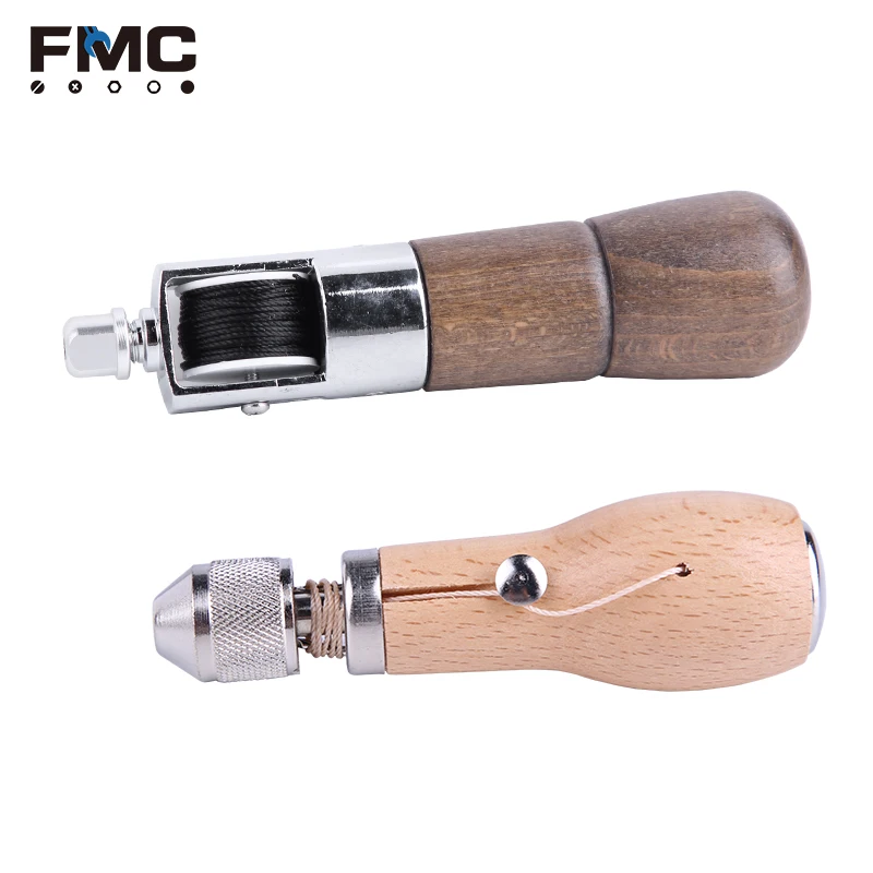 DIY Leather Craft Tool Carving Wax Line Leather Hand Awl