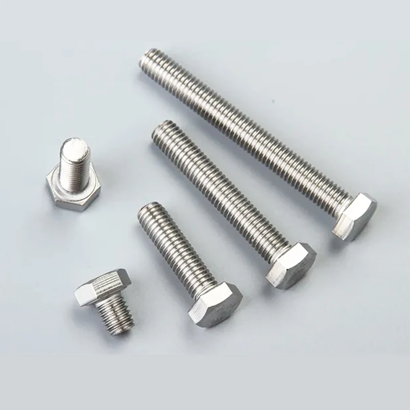 Stainless Steel Hexagon Head Bolt DIN933 SUS 304 Bolts Factory Price Supply
