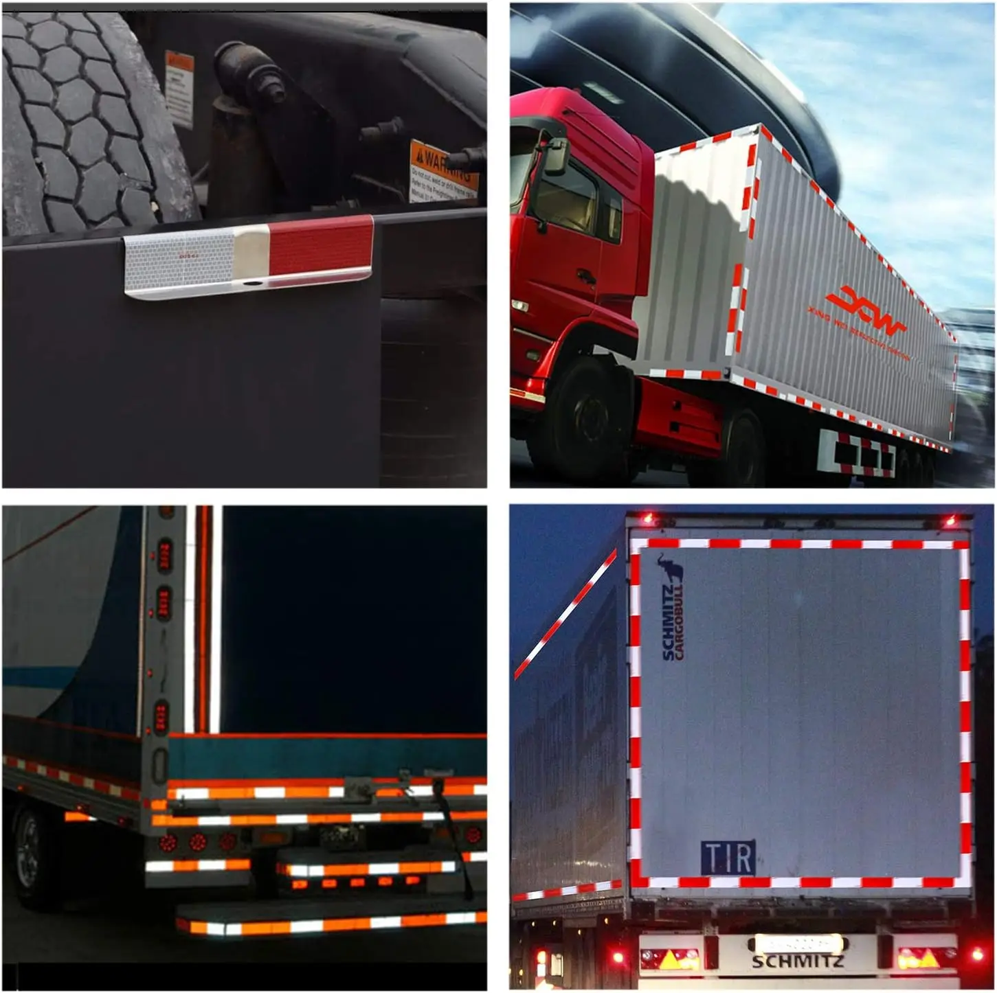 Conspicuity Marking Tape Outdoor Cars Trucks Reflective Vinyl Dot-C2 Stickers Sheeting Weather Resistant Reflective Stickers