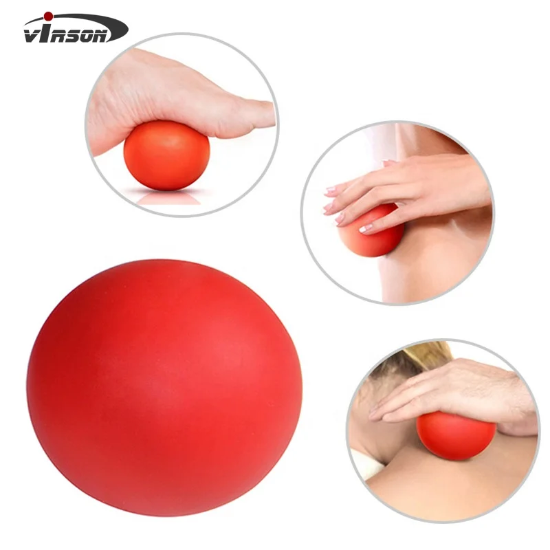 
Ningbo Virson Wholesale Custom Logo Natural Rubber Massage Lacrosse Balls 