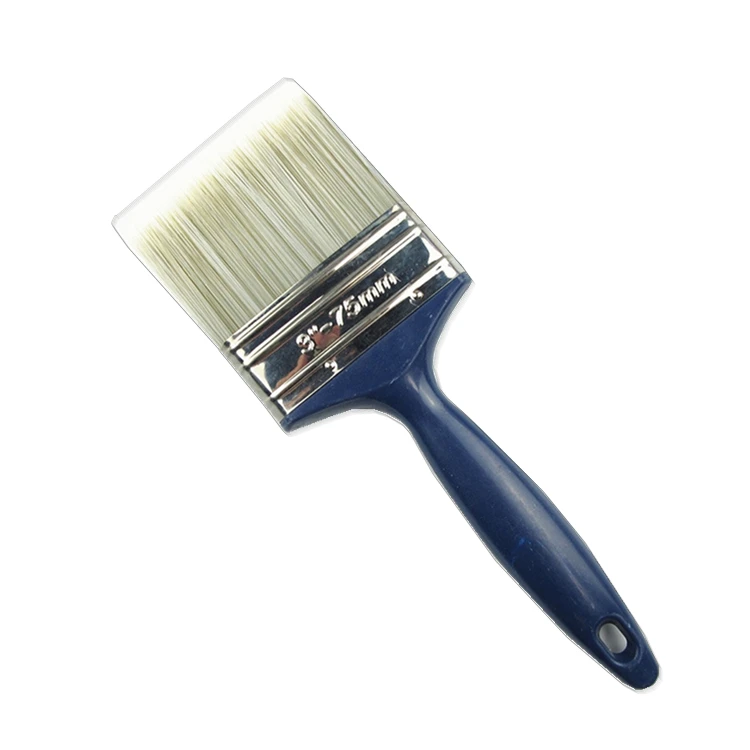 Sanfine Acid Brush Pure Black Boar Flat Edge Master Pro Paint Brush Latex Water Based Auto Brush