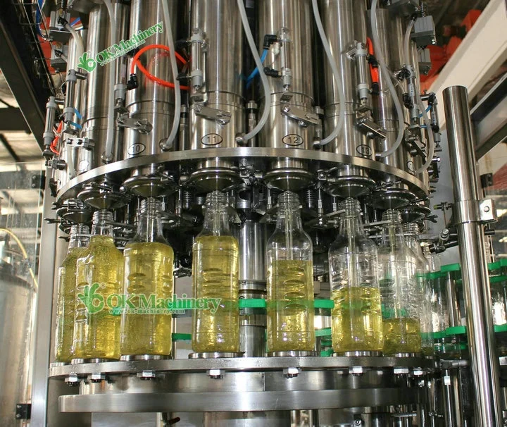 Auto stainless steel oil filling machine sunflower oil packing machine