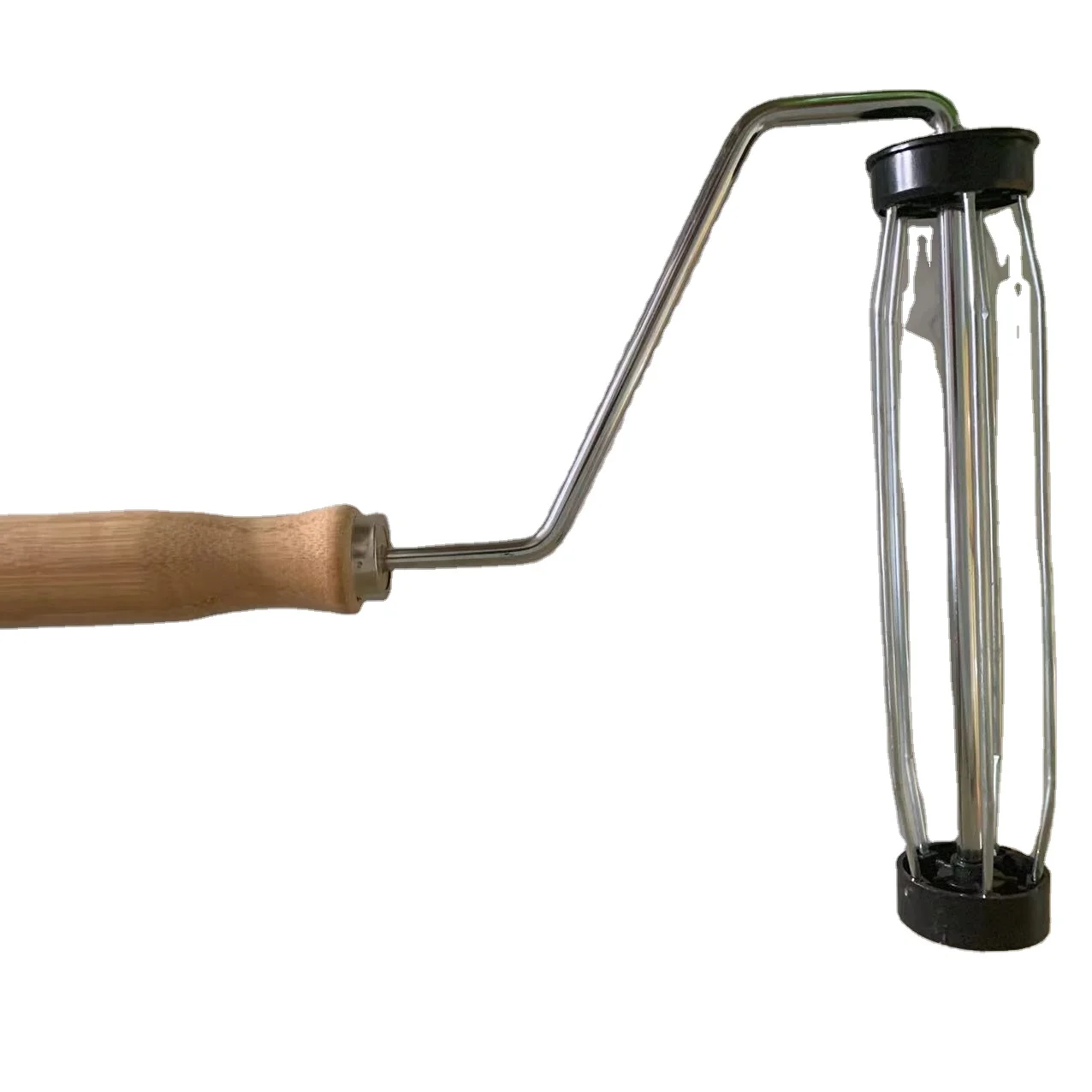High Quality ECO friendly bamboo roller frame 9 inch us style wood handle brush recycled paint roller
