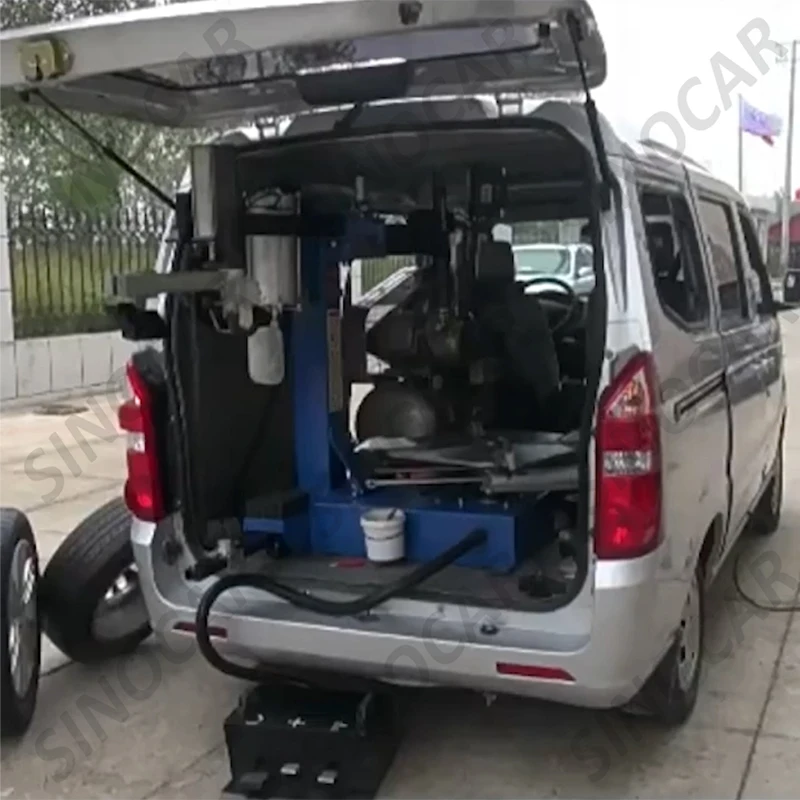 portable Wheel balancing & Tire changing machine Mobile car mounted repair station Vehicle maintenance equipment