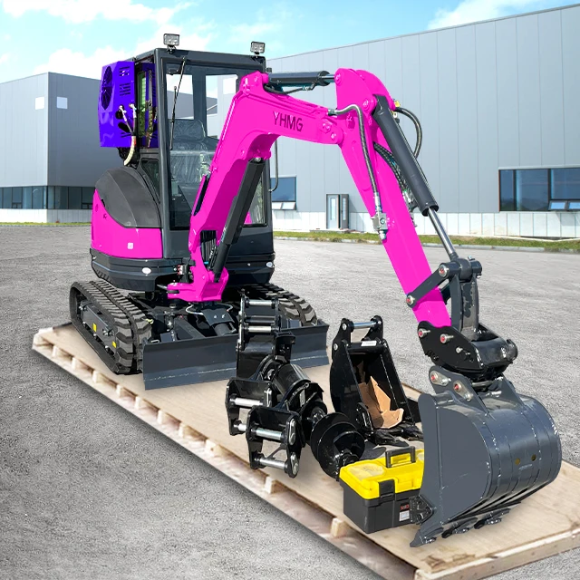 Cheap  3 Ton Mini Excavator Chinese kubota Engine Excavator 3.5ton Cralwer Digger 1Ton Used excavator Attachment Best