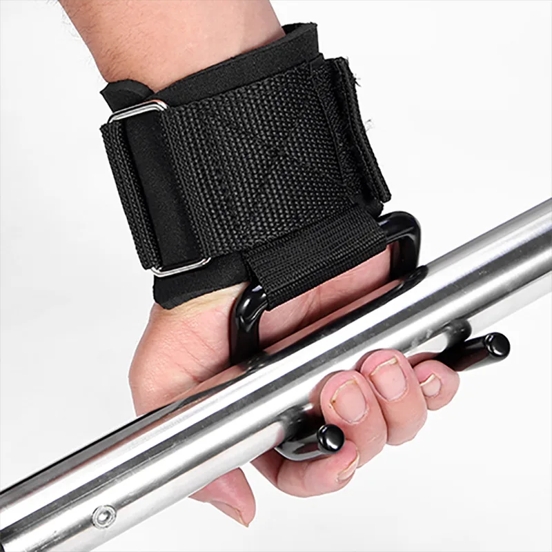 Weight Lifting Hooks and Deadlift Straps - Pull up Grips, Lifting Hooks - Weight Lifting Straps for Men