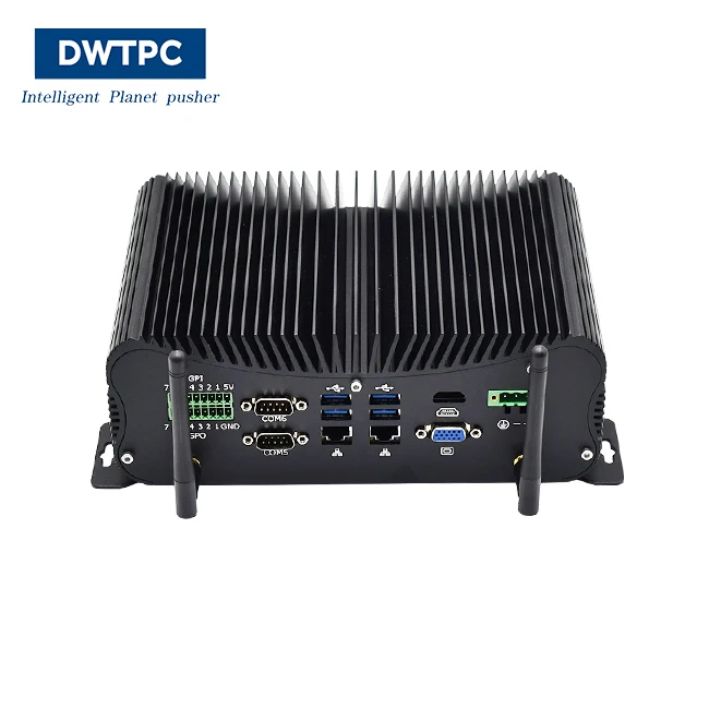 Industrial Mini PC Core i5-10210U/i7-10510U 2*SO-DDR4 I7 Mini PC HD VGA 6*DB9 COM(4*rs232/422/485) mini computers