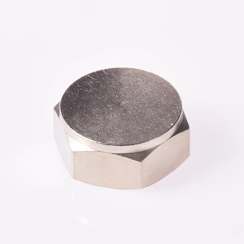 Lebria 304 stainless steel hexagon flange face plug with side pipe plug water pipe plug metric inch system  high quality