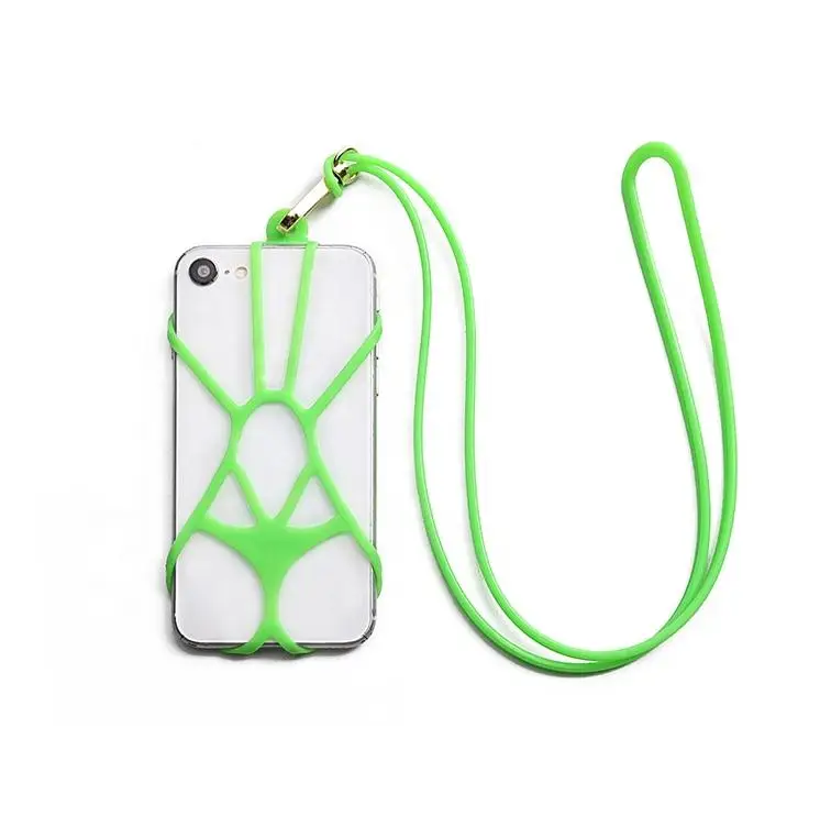 
Universal silicone necklace rope mobile cell phone case lanyard holder strap 