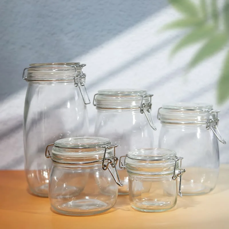Food Grade Clear Mason Jars: Ideal for Cookie and Jam Storage