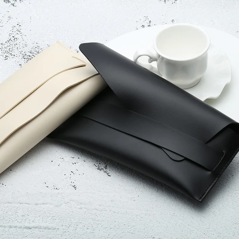 Wholesale Retro Big Eyewear Case Simple Waterproof Glasses Box Sunglasses Case White