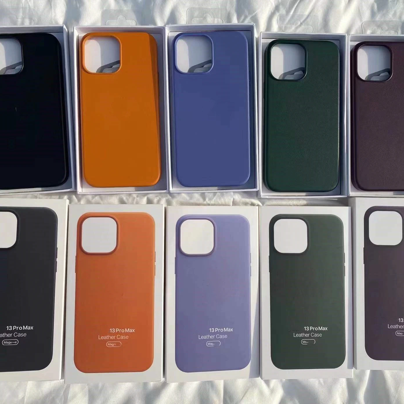 1:1 Official logo Original Pop Up Animation Magnetic magsafes Leather phone cases for iphone 13 pro max