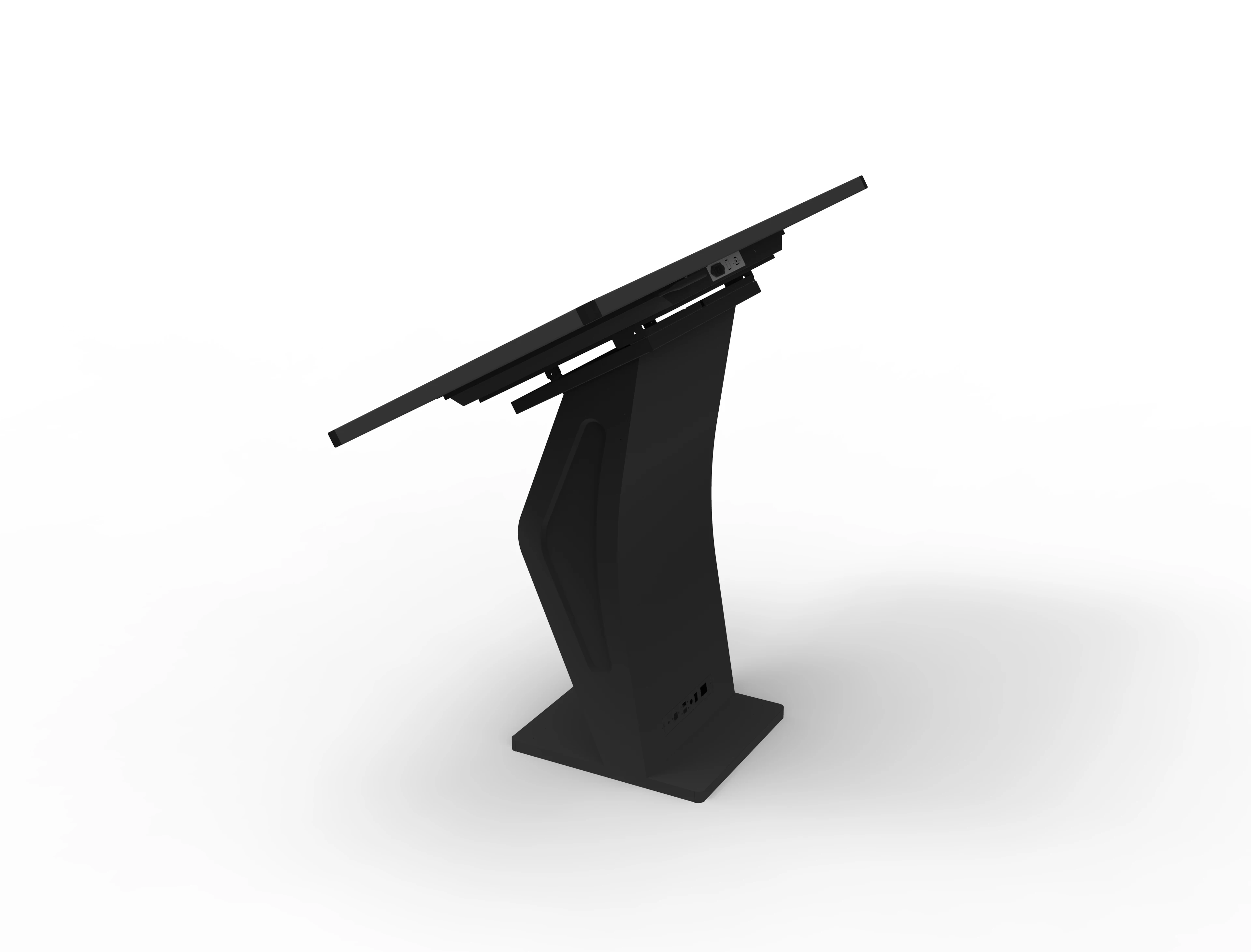 Floor Standing Interactive Machine Touch Screen Exhibition Wayfinding Information Kiosk