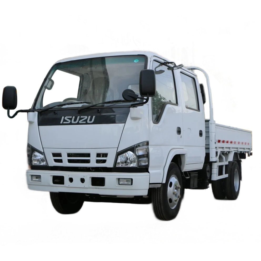 ISUZU 600P 4KH1 engine left hand drive 6 wheels 120HP light duty double cabin cargo truck