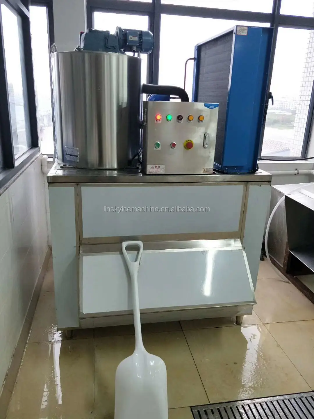 2 ton ice machine for fish automatic flake ice equipment
