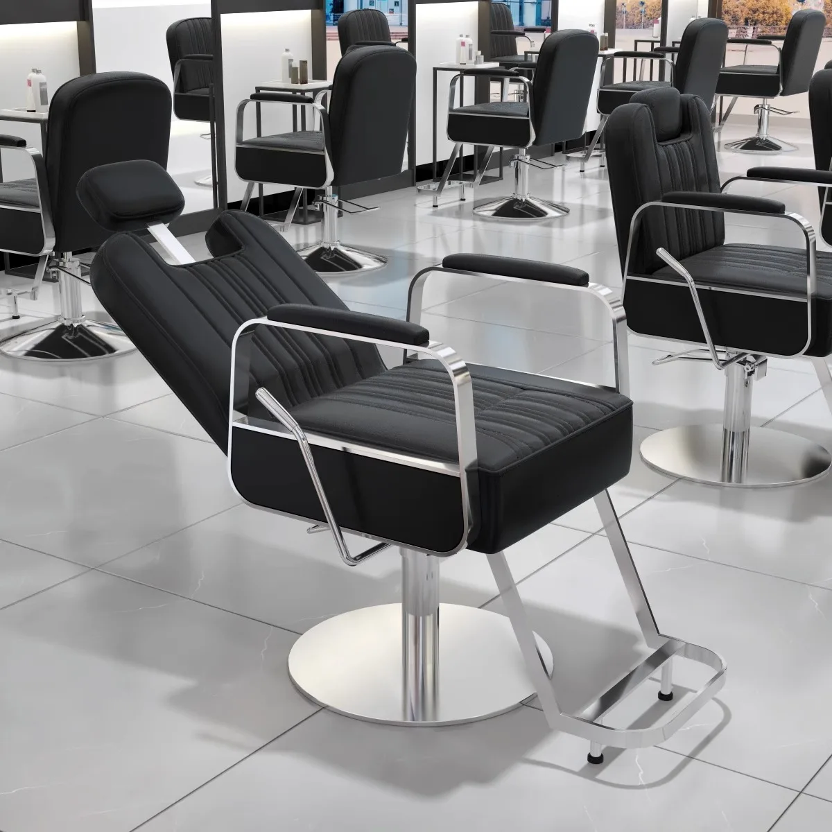barbershop Hair chair Hair salon perm dyeing issued inverted chairs hair cutting stool