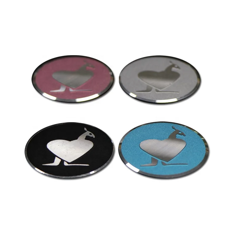 Customized 3D Branding Gold Logo Aluminum Label Tag Anodized Brass Metal Name Plate for Audio Speaker