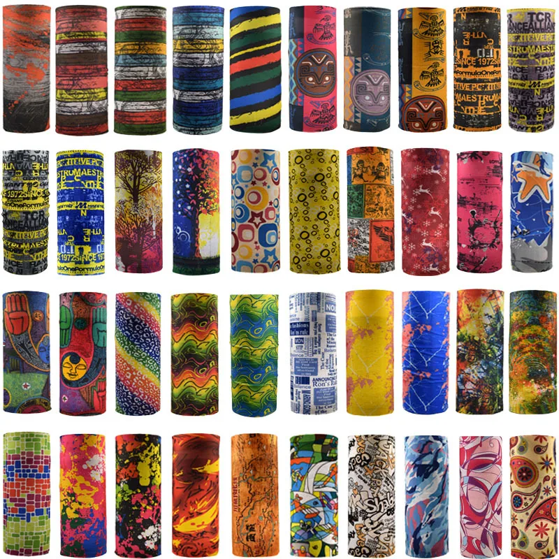 Seamless Magic Multifunctional Neck Tube Magic Bandanas Sport Bicycle Tube Ring Scarf