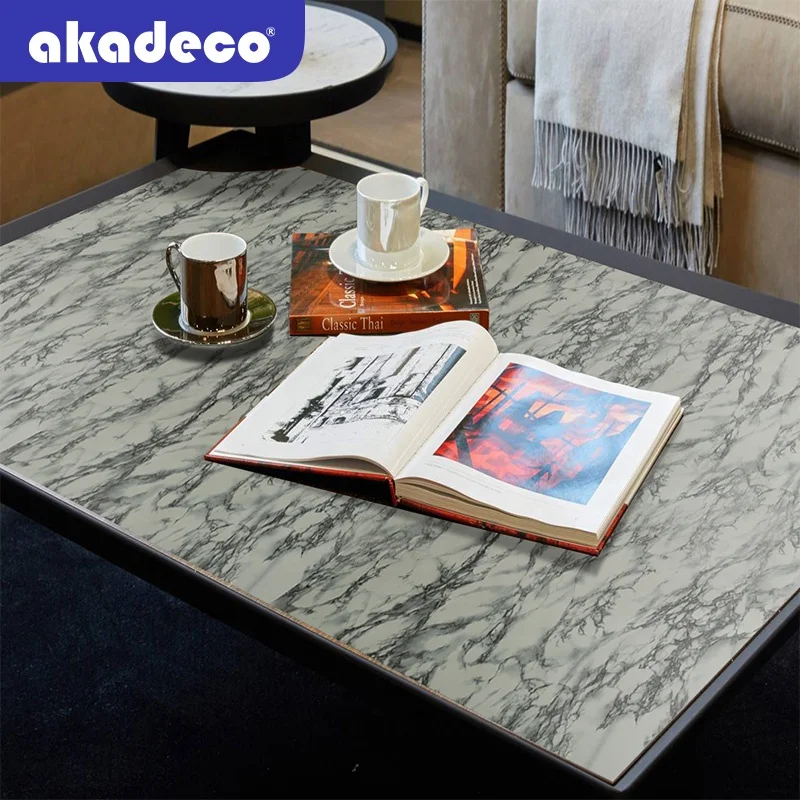 Hot selling self adhesive marble granite contact paper cabinet shelf liner pvc wallpaper