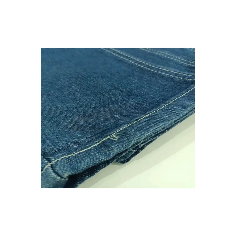 650 Cheap price cotton stretch rayon denim fabric stock lot available for sale garment buyer