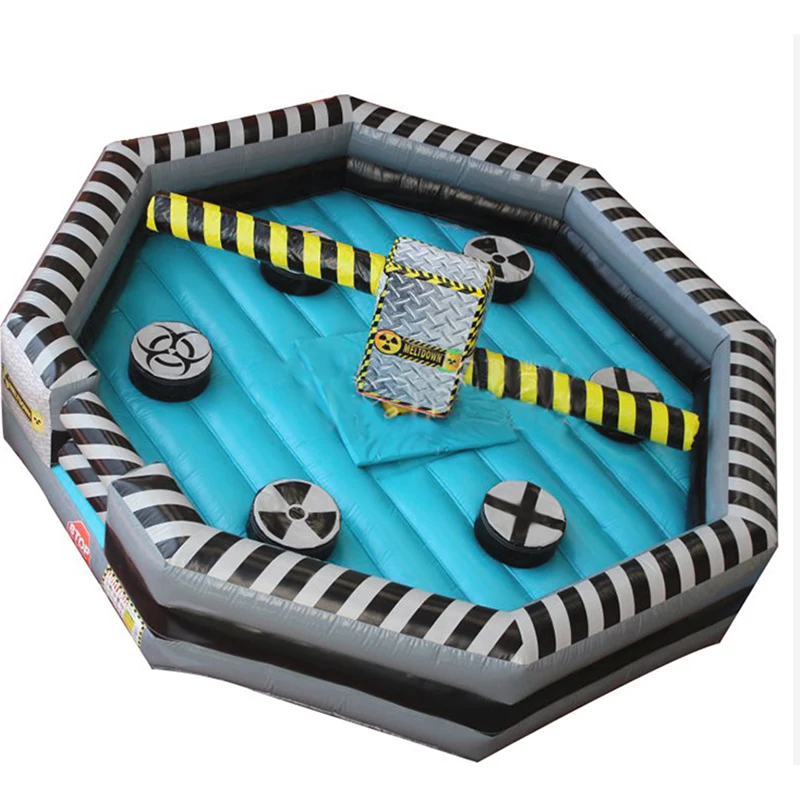 Outdoor fun game last man standing inflatable remove game for party event