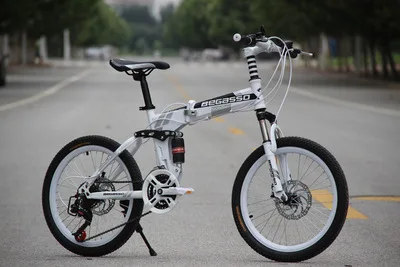 20 Inch Folding Bike 21/24/27 Speed  High-carbon Steel Mountain Bike for Men And Women Students Bicycles