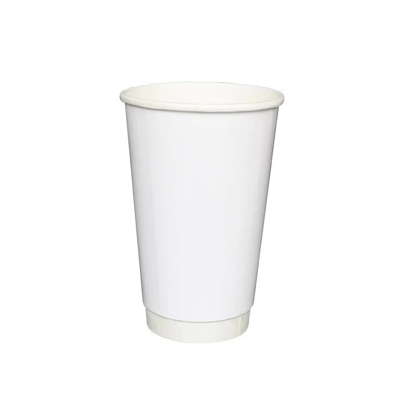 4oz 8oz 12oz eco friendly disposable custom printed single and double wall hot coffee paper cup with logo and lid