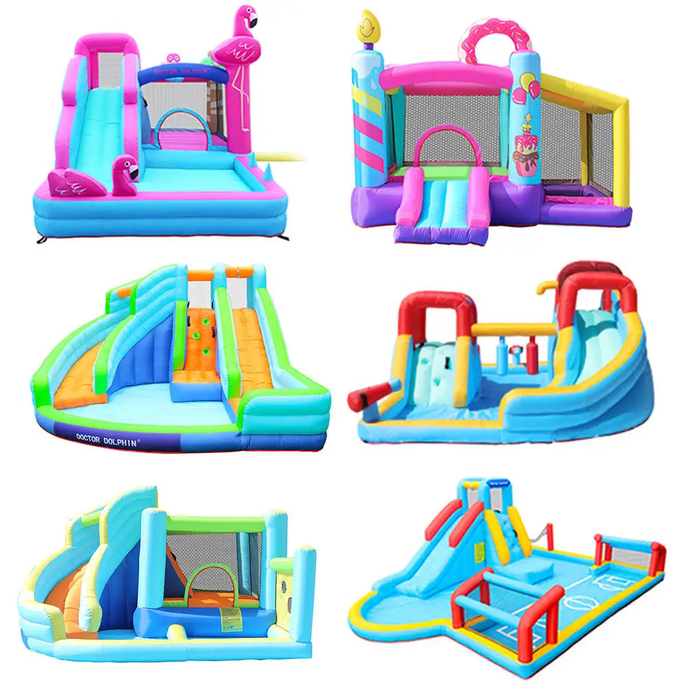 Factory Manufacturer Bouncer Jumping Bouncy Castle For Kids Carnival Inflatable Rainbow Bounce House Outdoor Form China
