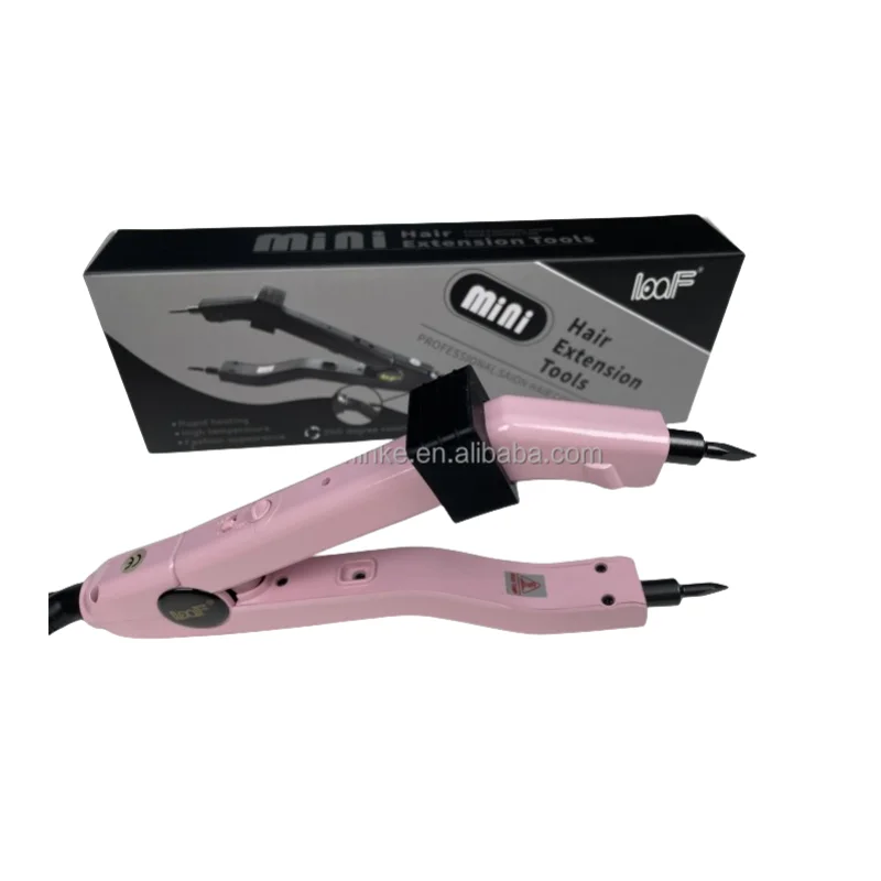 loof mini switch hair extension  iron hair extension tools connector tools for keratin hair extension iron