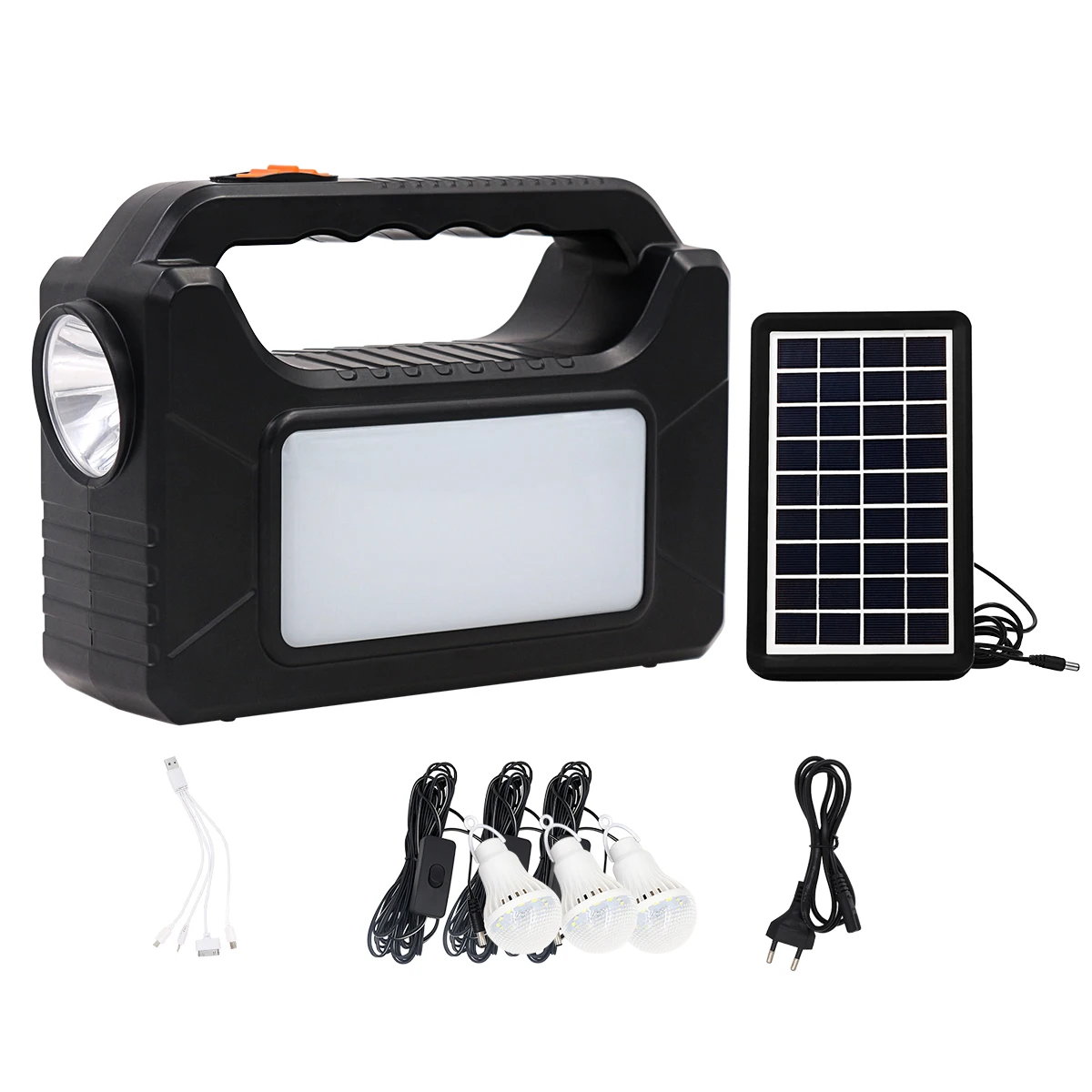 solar power lighting system home use generator with power bank and flashlight led light bulb torch solar power KIT