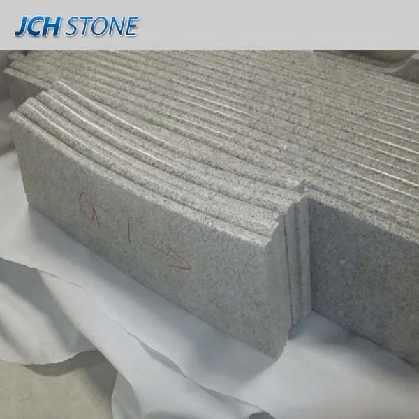 Hot sell custom design natural grey granite stone swimming pool edge tiles