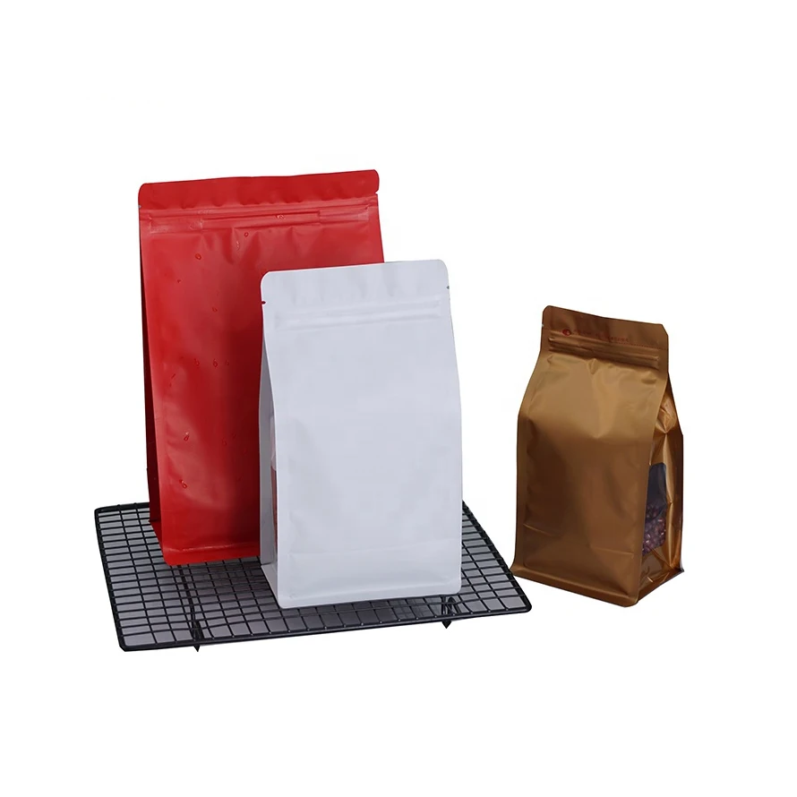 Plastic Zip Lock Printed Packaging Bag With Own Logo For Packaging Tea Bag Stand Up Pouch Coffee Bags