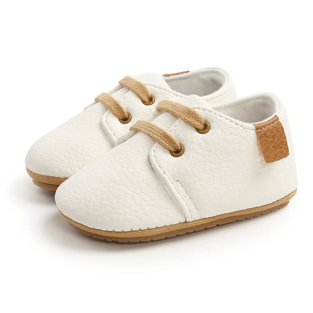 Baby Shoes Toddler Walking Infant Boys Girls Fashion Soft Sole Shoes Casual Walking Shoes Pu Leather Breathable Sneakers 0 to18M