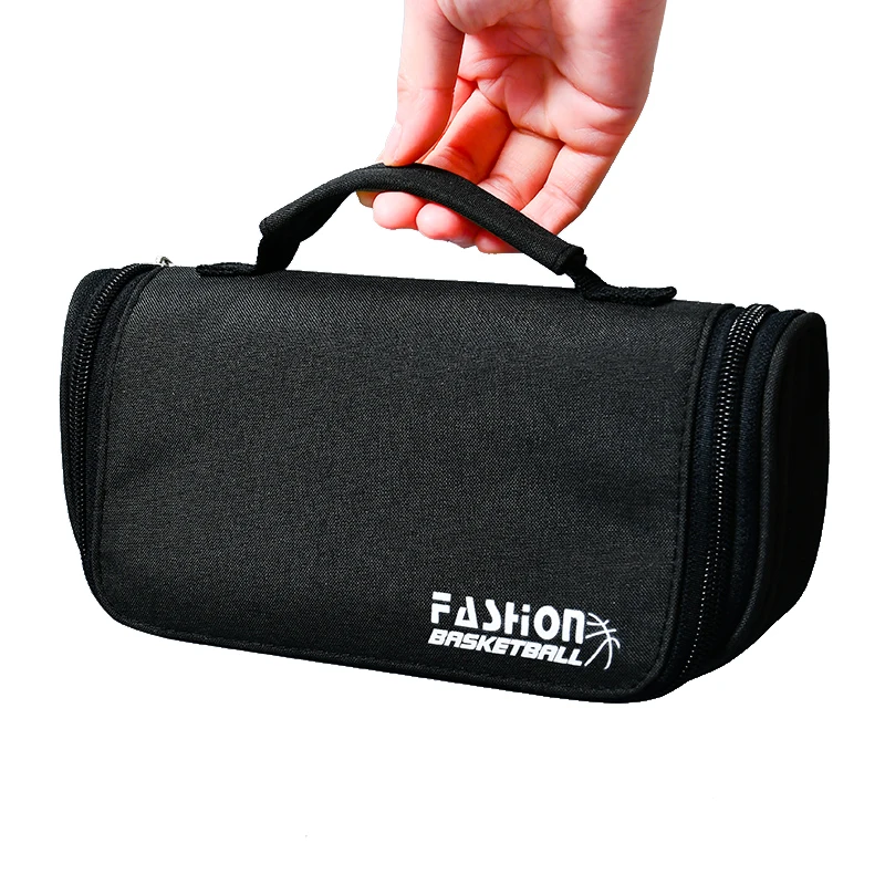 Вместительный холщовый пенал с ручкой