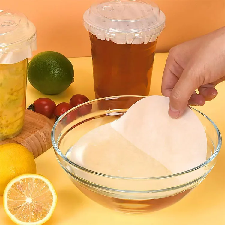 Compostable Ice Cream Packaging Container Paper Cups Kraft White Paper Soup Bowl With PP Paper Lid