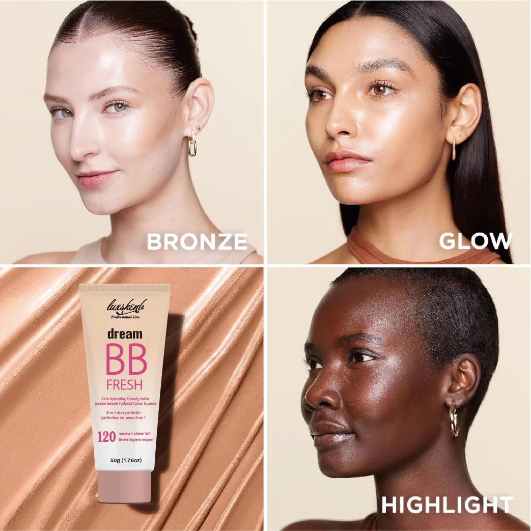 Hydrating Sun Care Lotion Sunblock Sunscreen SPF 50  BB Cream Moisturizer Whitening Organic Face Cream