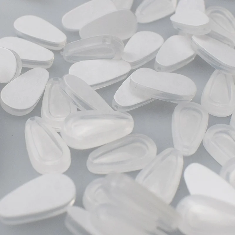 Прозрачные силиконовые аксессуары для очков в форме капли носоупоры солнцезащитных Нескользящие