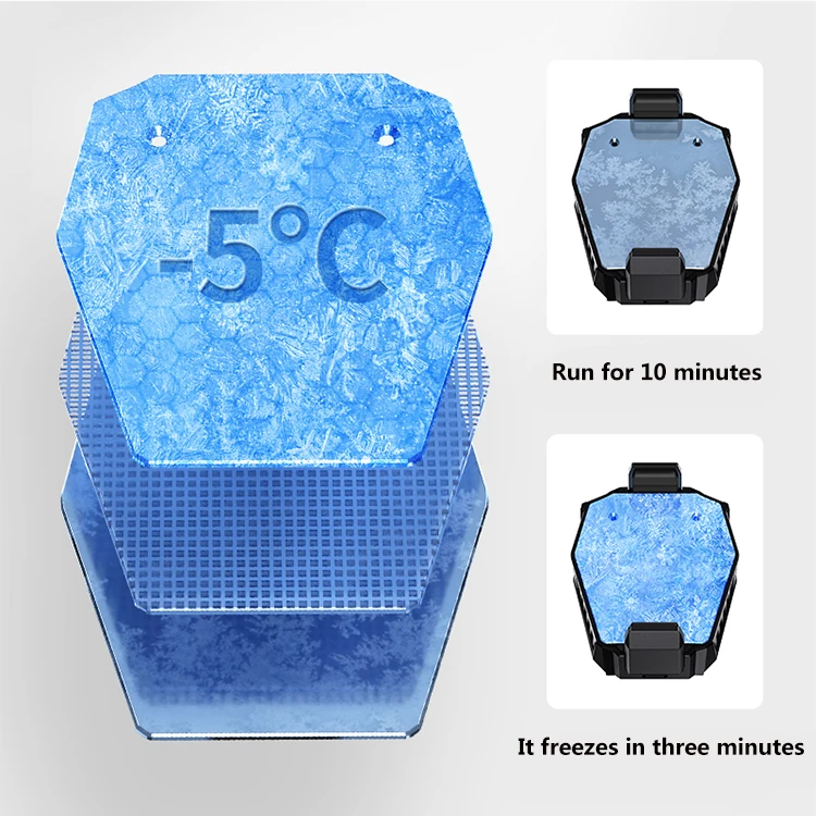 2022 Portable cooling gaming  wireless cell mobile phone cooler radiator fan fun cooler for phone
