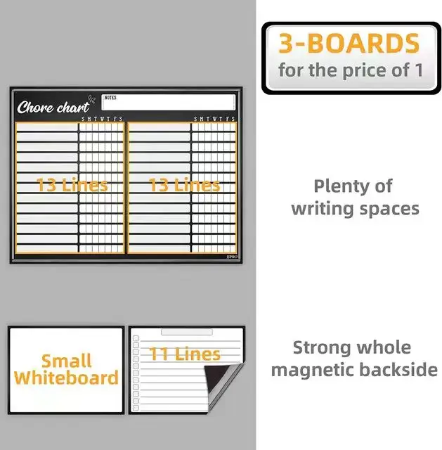 Super good quality magnetic dry erase whiteboard calendar magnet calendar fridge magnets