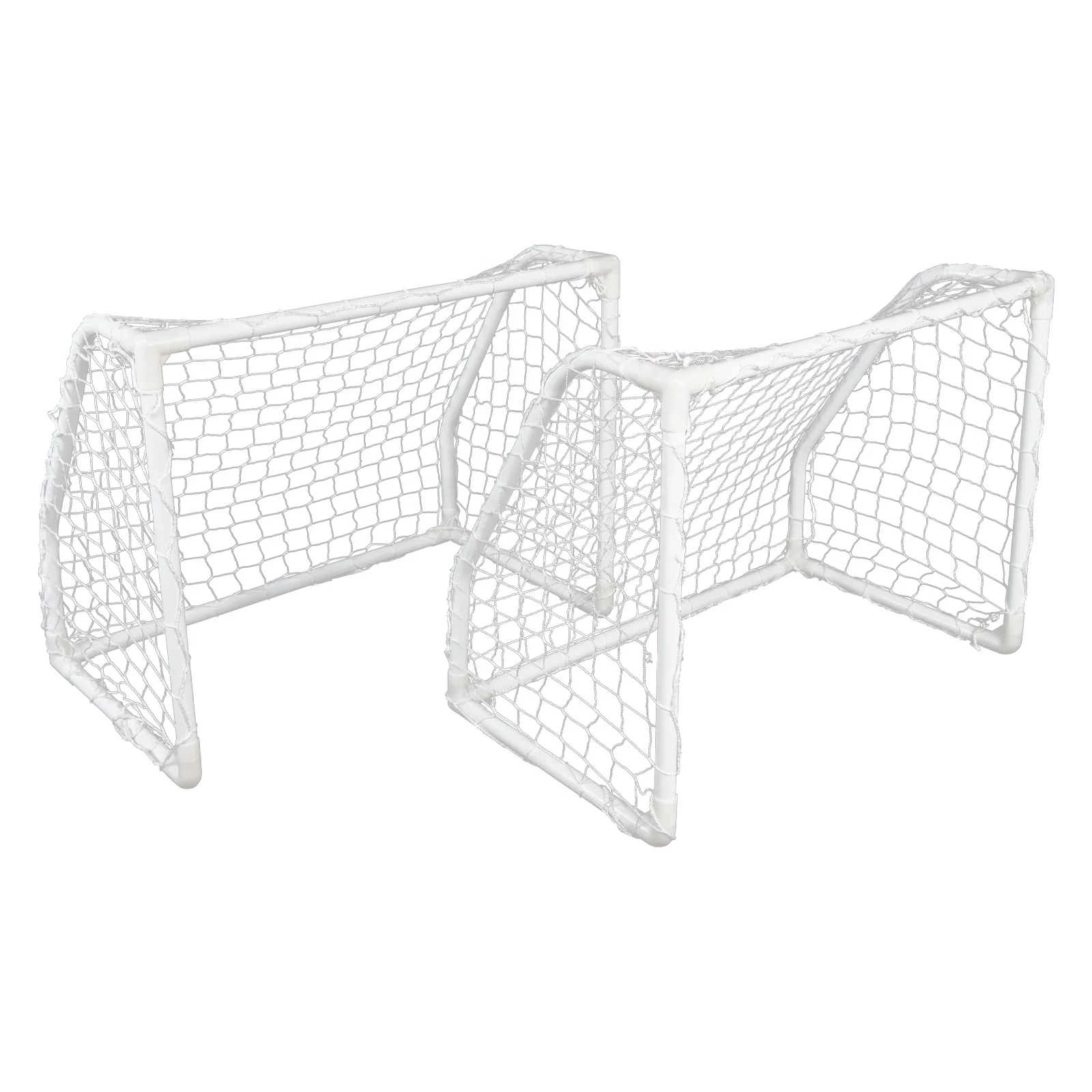 High Quality Portable Metal Twin Soccer Goal Set 64x50x35CM for Kids Training in Garden or Home Soccer Goal Set