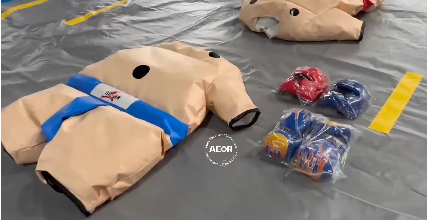 Factory Priced Sumo Wrestling Suits for Kids and Adults Inflatable Sport Sumo Inflatables for Games