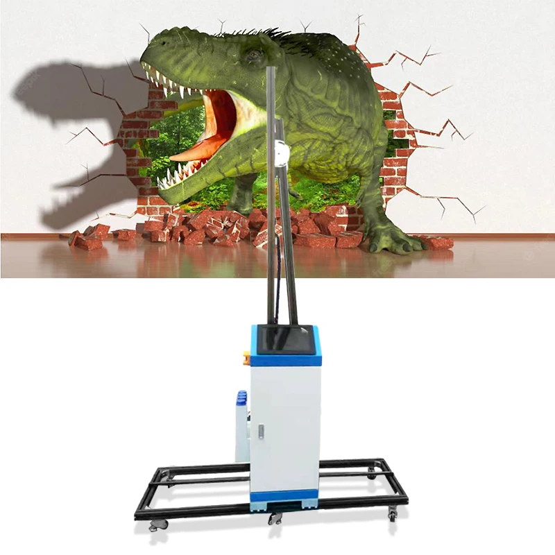 3D uv intelligent vertical wall printer for glass ceramics digital inkjet direct to wall printing machine