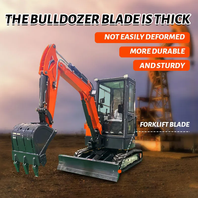 LUWEI Mini Excavator 3.5 Ton EPA Farm Crawler Digger Yanmar Engine Small Excavators