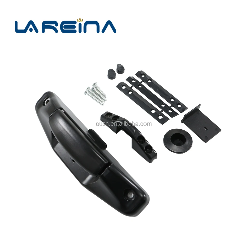 Factory Wholesale Aluminum Sliding Door Handle Lock With Button Suitable For Middle East Market