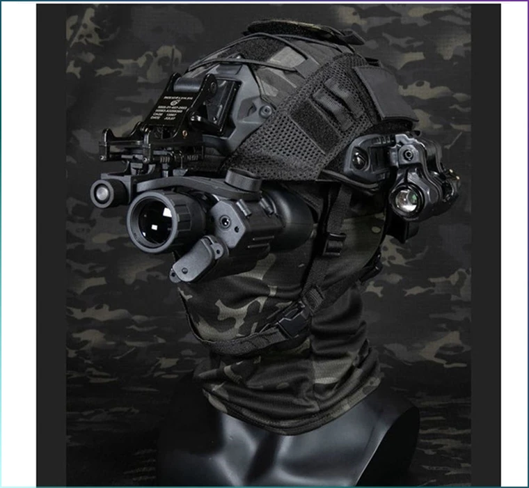 Sungusoutdoors PVS 14 Tactical Helmet Scope Optic Monocular HK27-0008 For Outdoor Game Hunting Night Vision Goggles