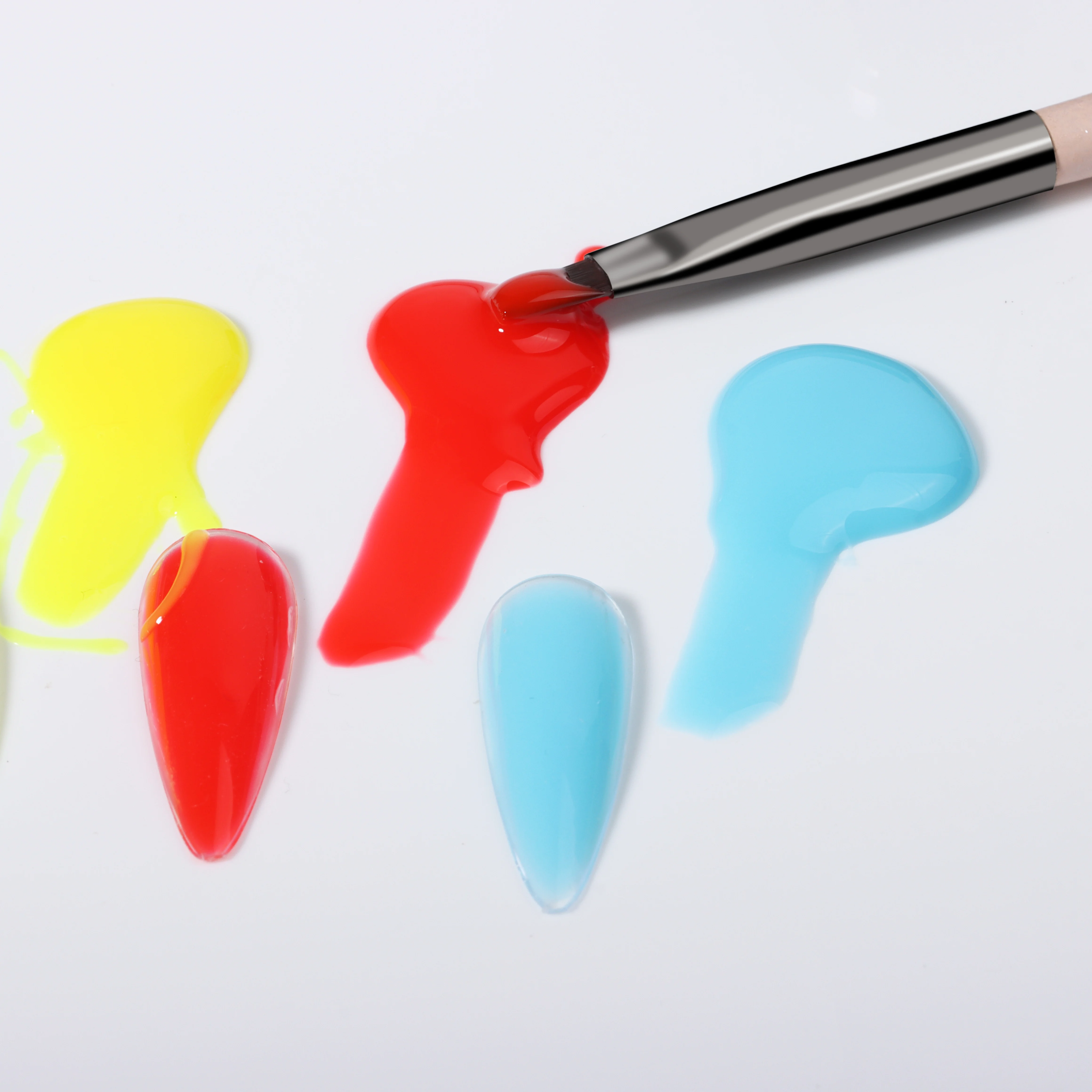 Kinncogel Neon Buildering Gel Self Leveling Extends Quickly and Long Lasting Summer Candy Hard Uv Gel 30g Jar
