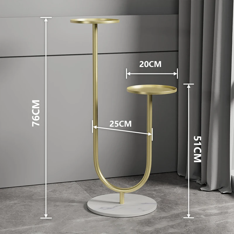 New Design Plant Shelf Corner Plant Stands Display Rack, Rustproof Iron Flower Pot Holder Shelf for Patio Balcony Garden