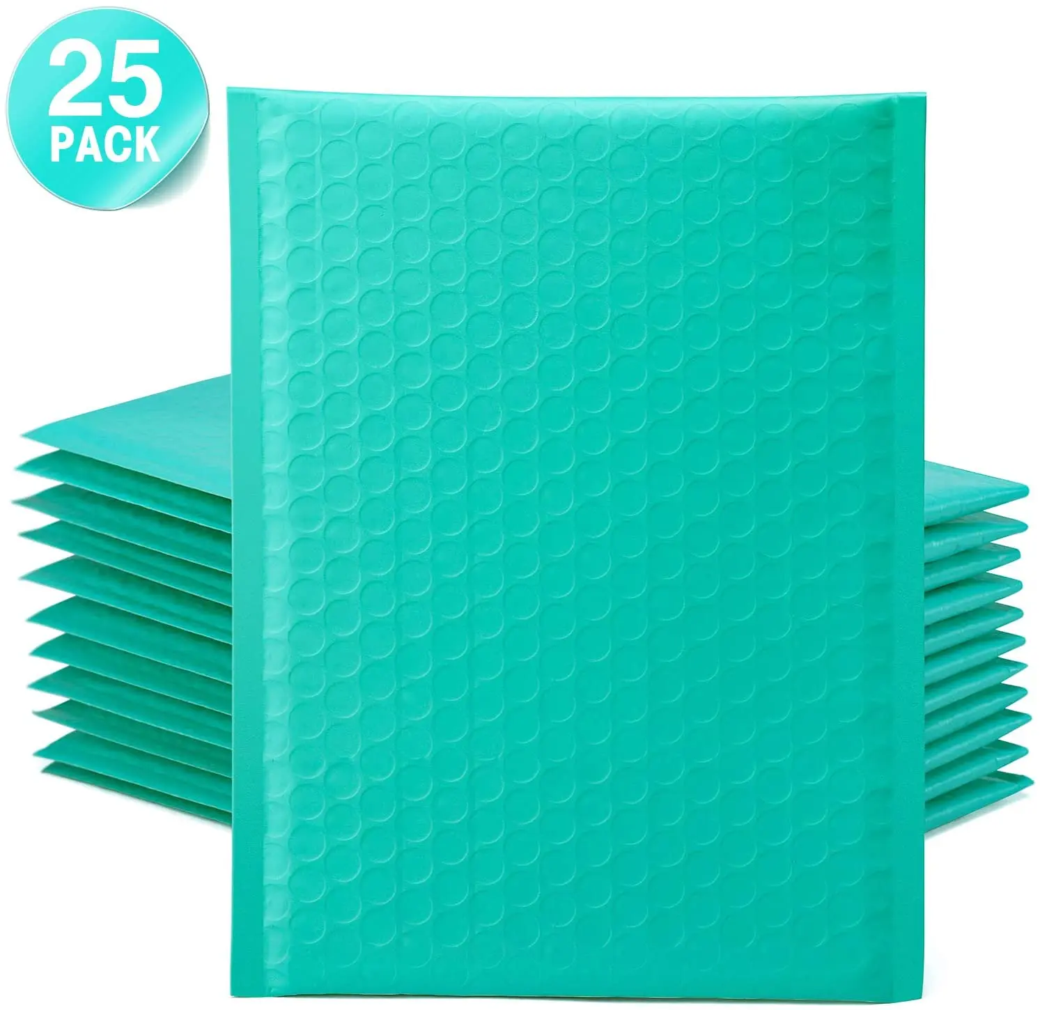Teal Poly Bubble Mailers 18x23cm  Padded Envelopes Shipping Bubble Mailers Self Sealing Padded Bags for cosmetics